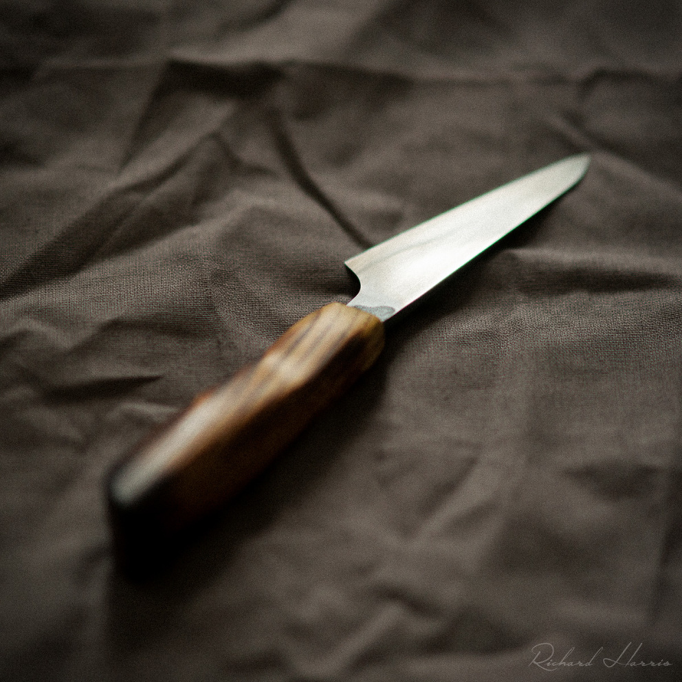 Petty kitchen knife, Hand and Remade in England Richard Harris
