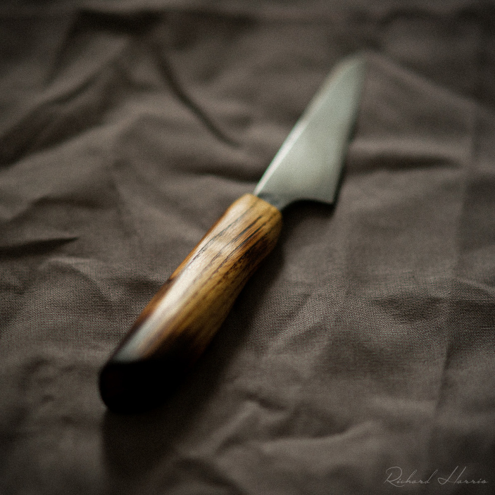 Petty kitchen knife, Hand and Remade in England Richard Harris