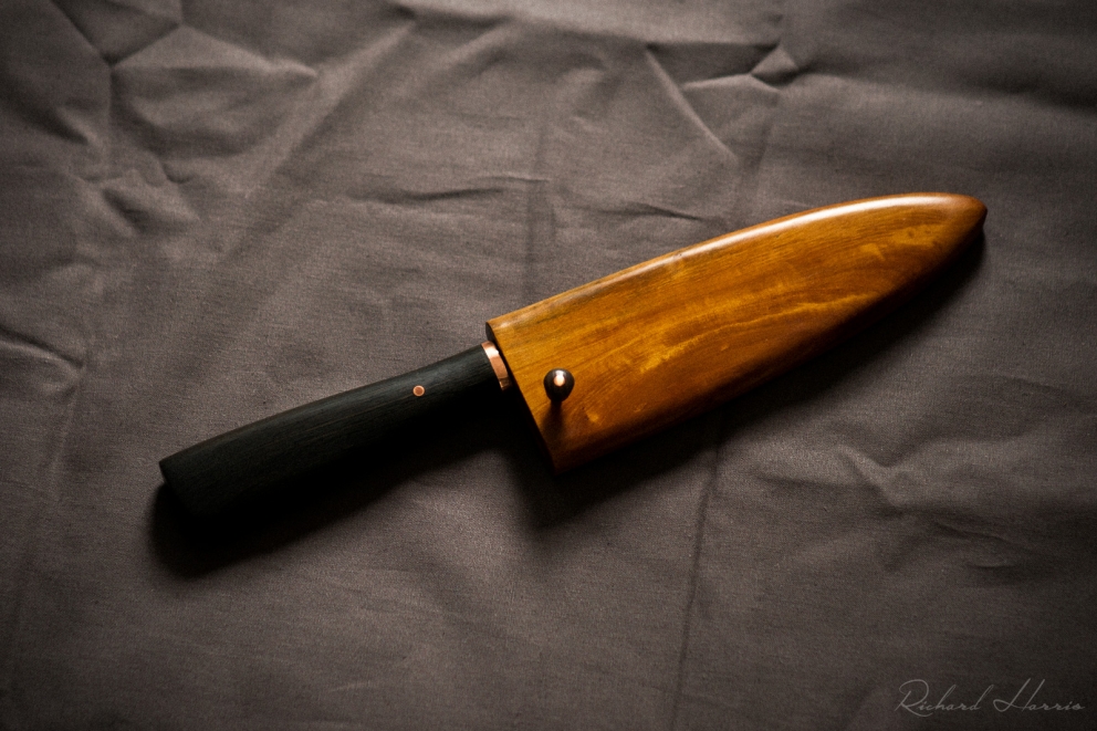 Deba Kitchen Knife Richard Harris Knives Hand Upcycled